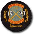 Clay shooting champion patch photo